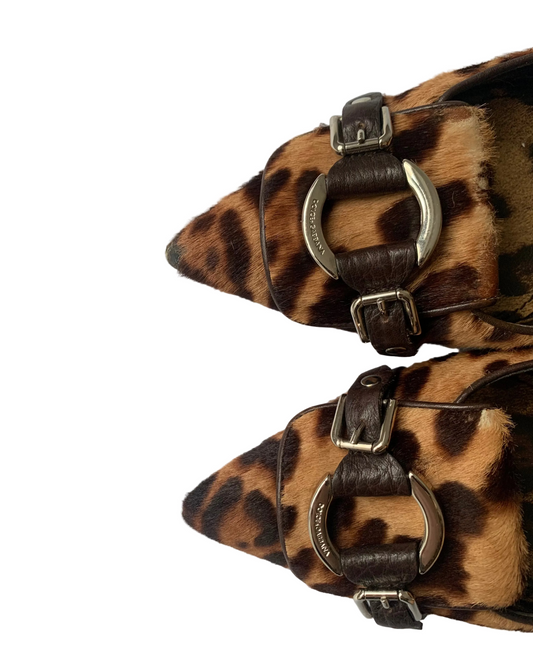 Vintage Leopard Print Dolce & Gabbana Heels